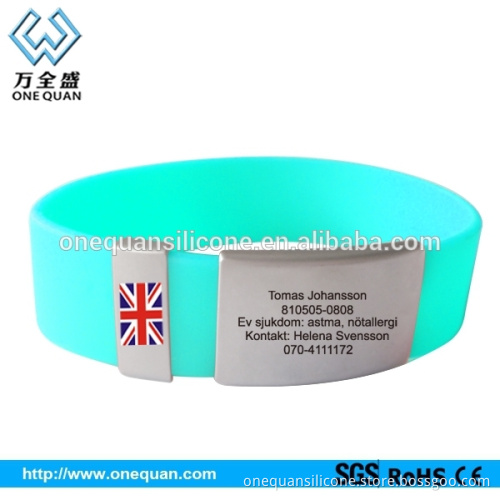 Factory wholesale scannable silicone bracelets